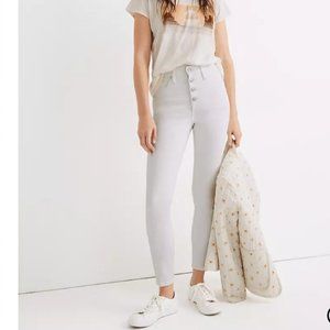 Madewell 10" High-Rise Skinny Button-Front Jeans